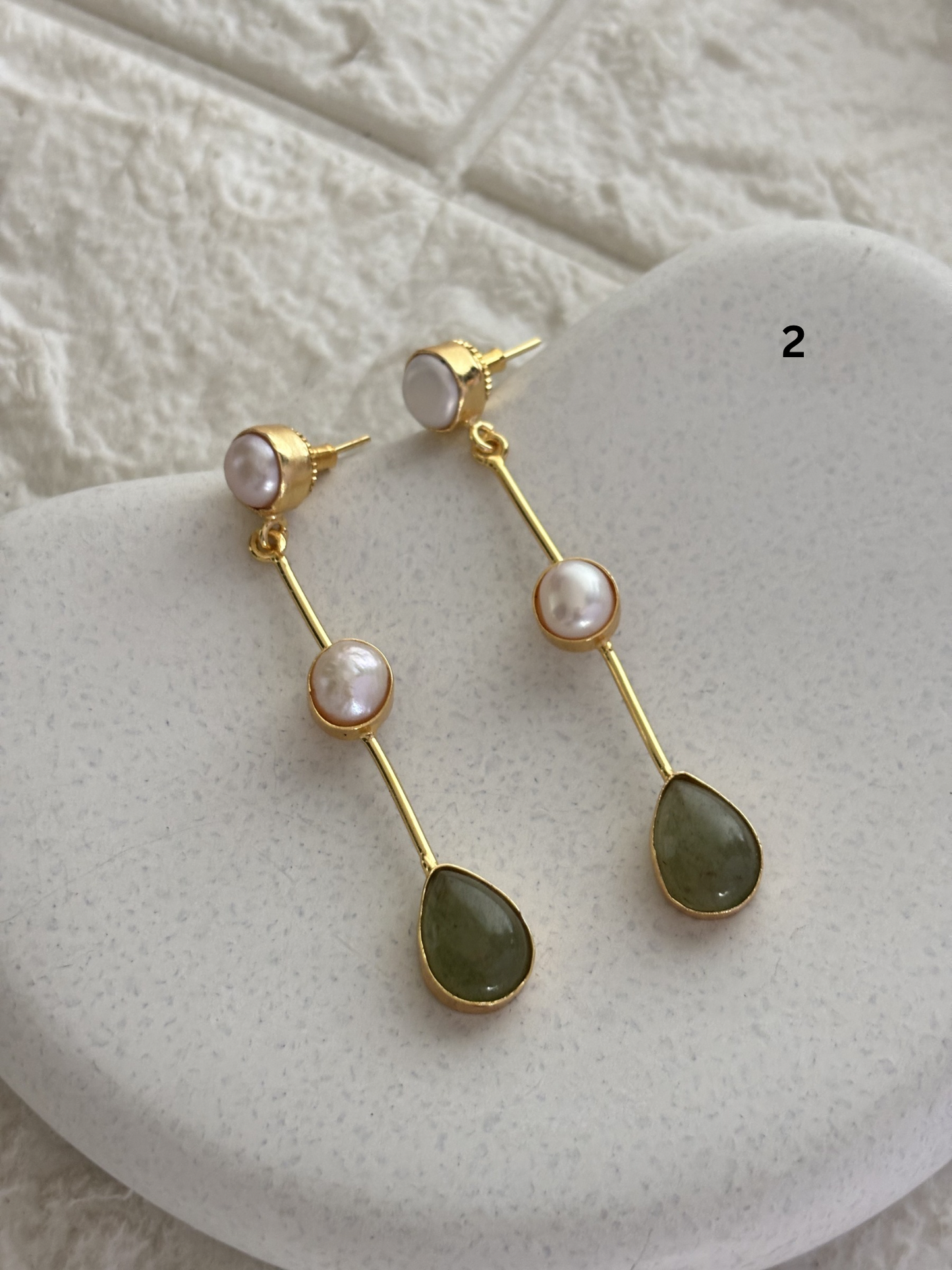 Archie Natural Stone Dangler
