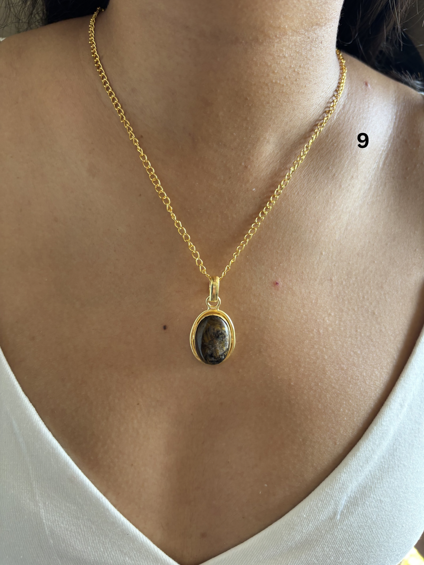 Earthy Natural Stone Pendant