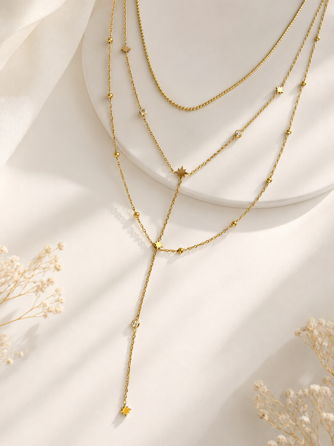 Shinning Layered Necklace