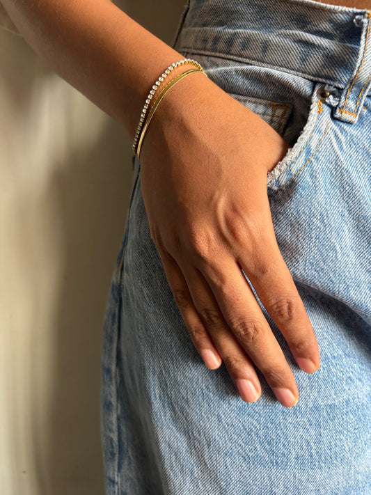 Snake Tennis Bracelet