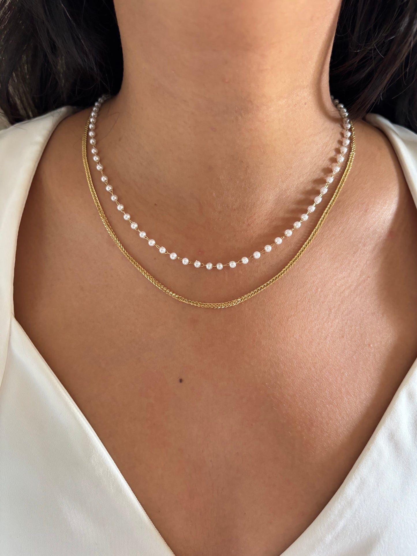 Pearlia Layered Necklace