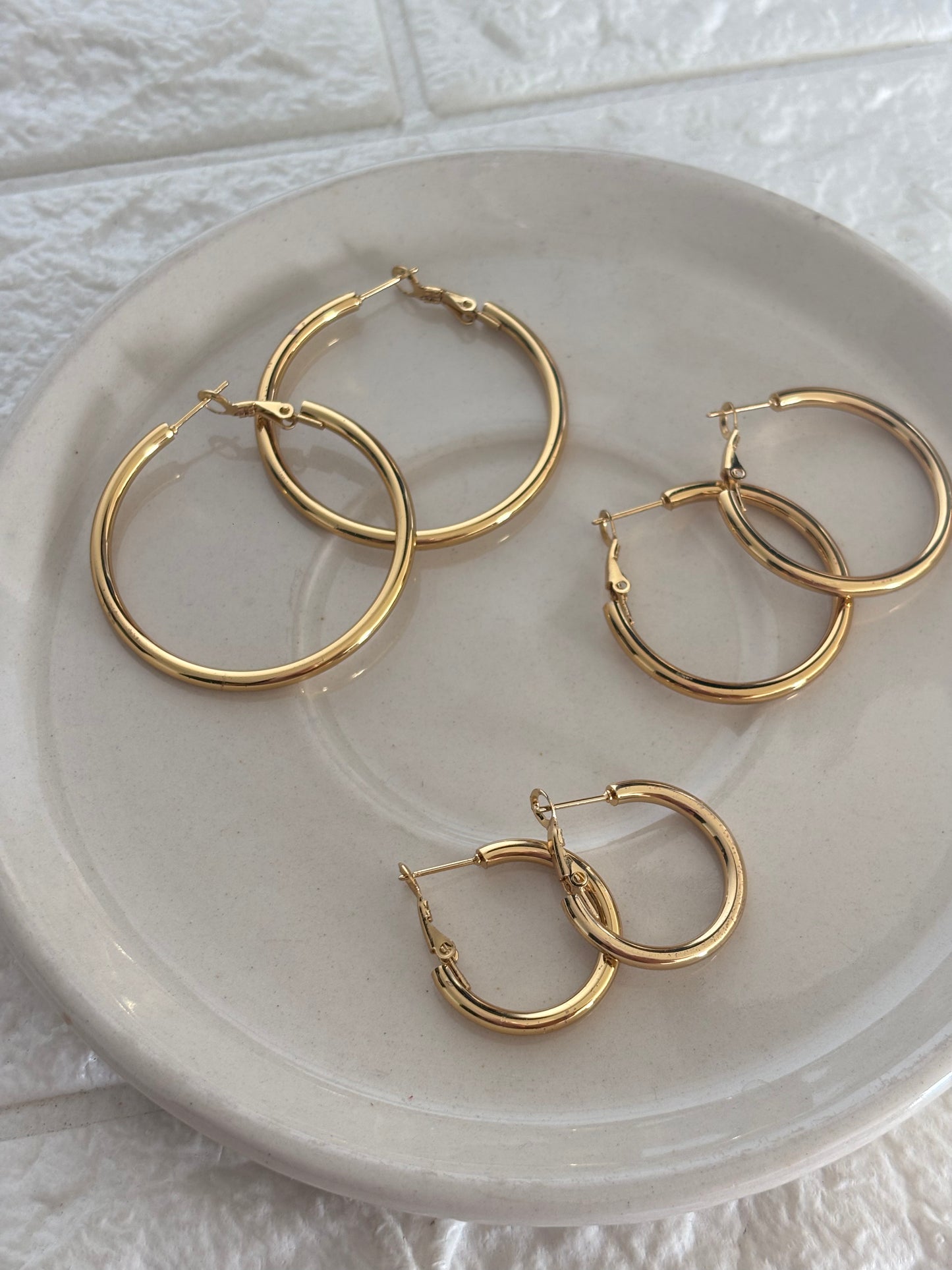 Classic Hoops Combo - 3 Stainless Steel