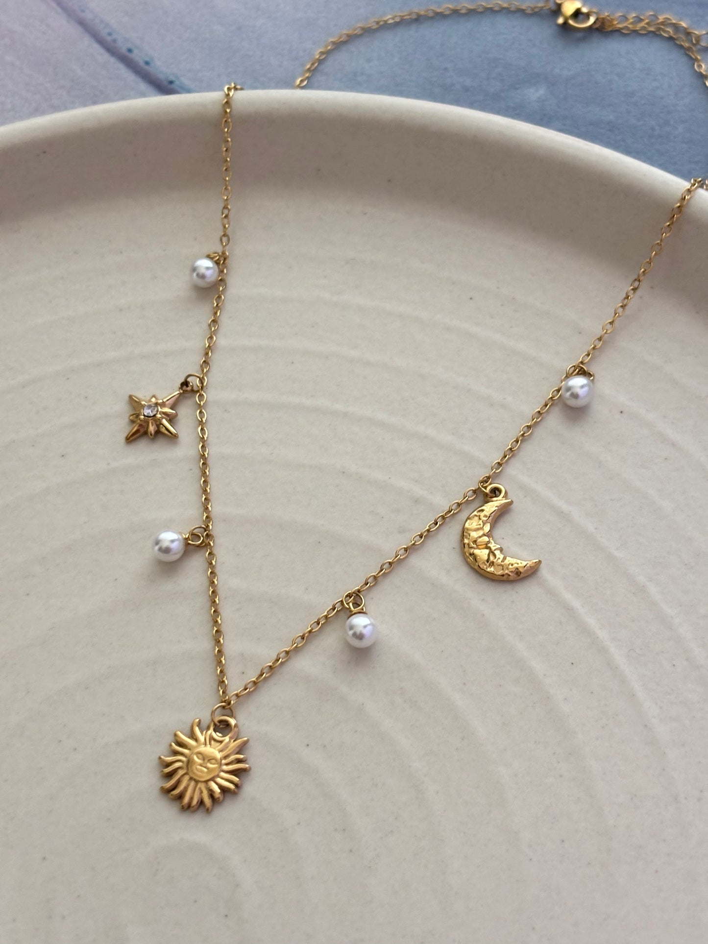Sun-shine Charm Necklace