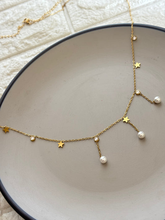 Star-Pearl Waist Chain