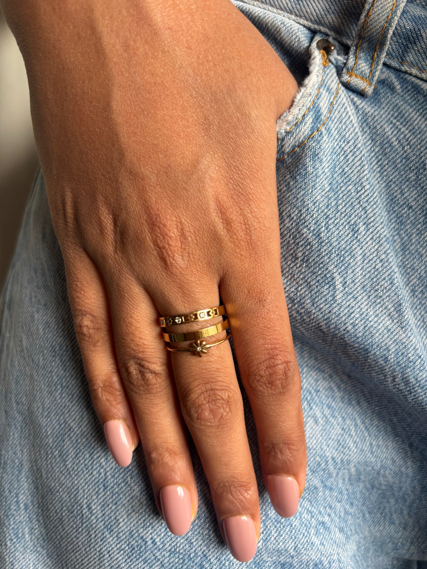 Bloom Ring Stack (Set of 3)