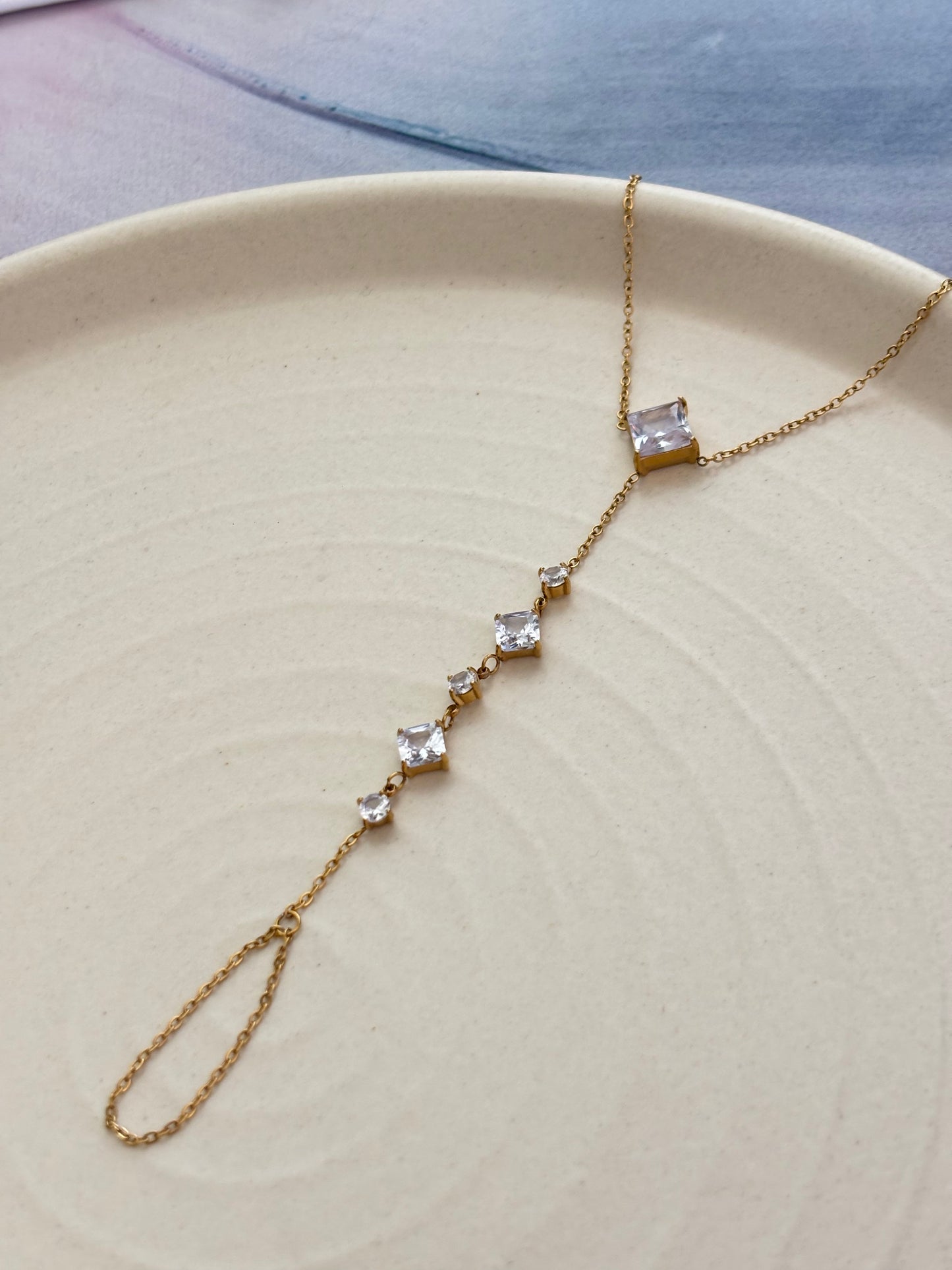 Kate Studded Hand Chain