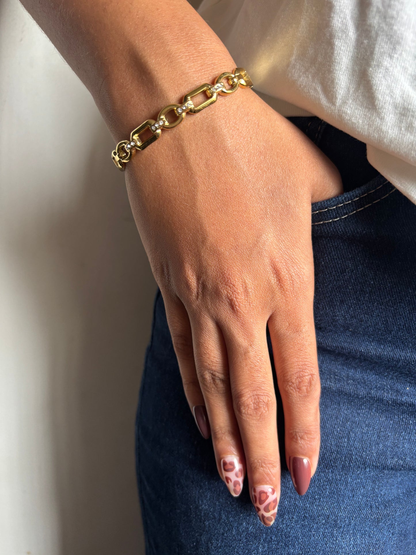 Cuban Studded Bracelet