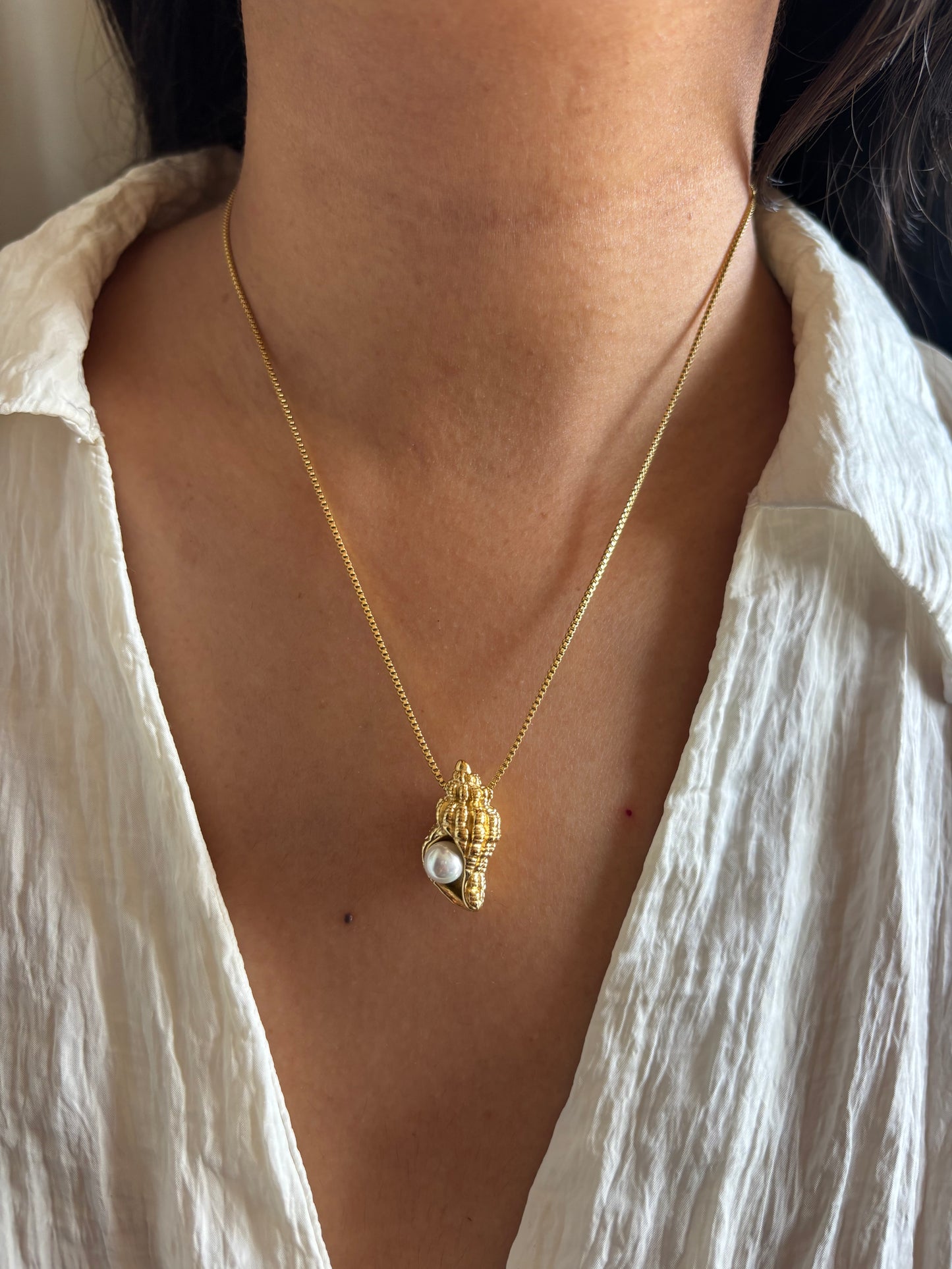 Conical Shell Necklace