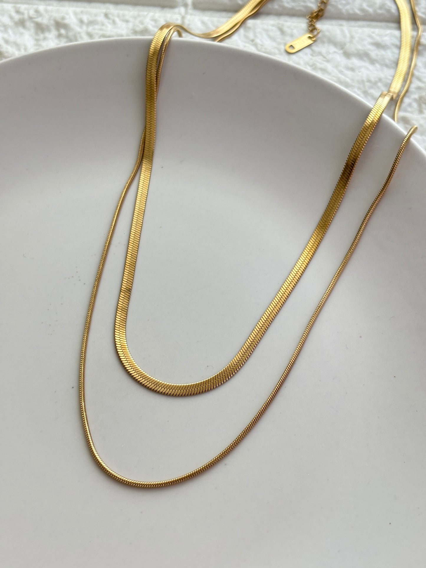 Double Layered Snake Chain