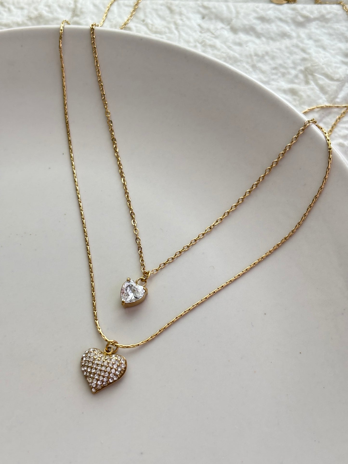 Sweetheart layered Necklace