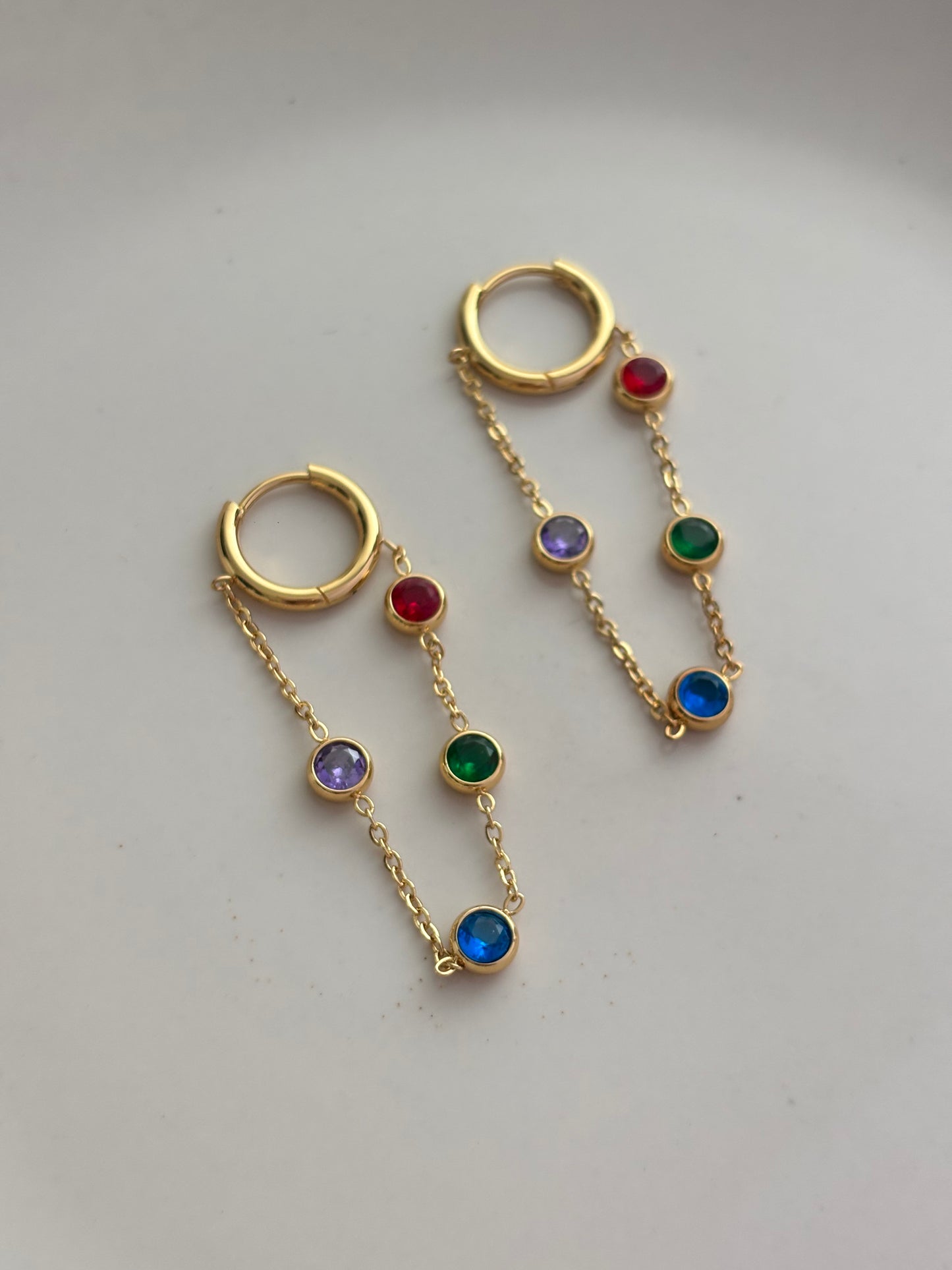 Veyra Multi Studded Hoops