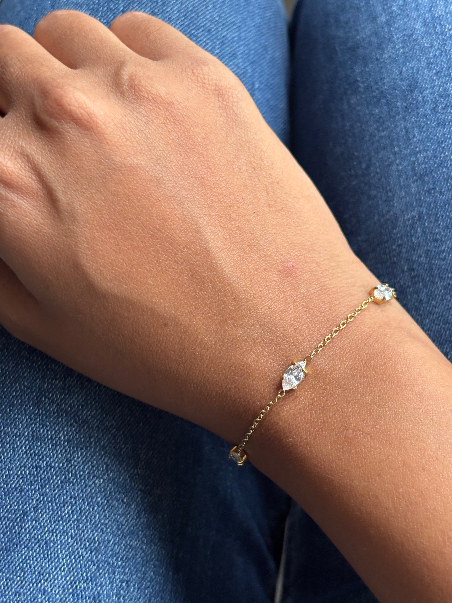 Trio Marquise Bracelet