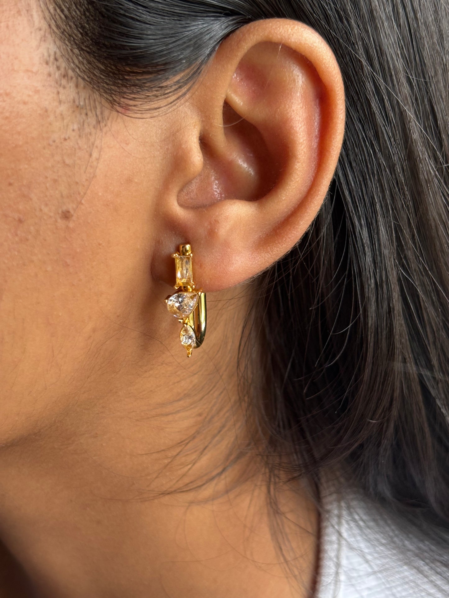 Dual Dazzel Earring