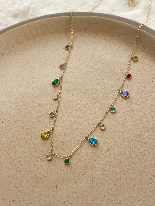Auleria Drop Charm Necklace