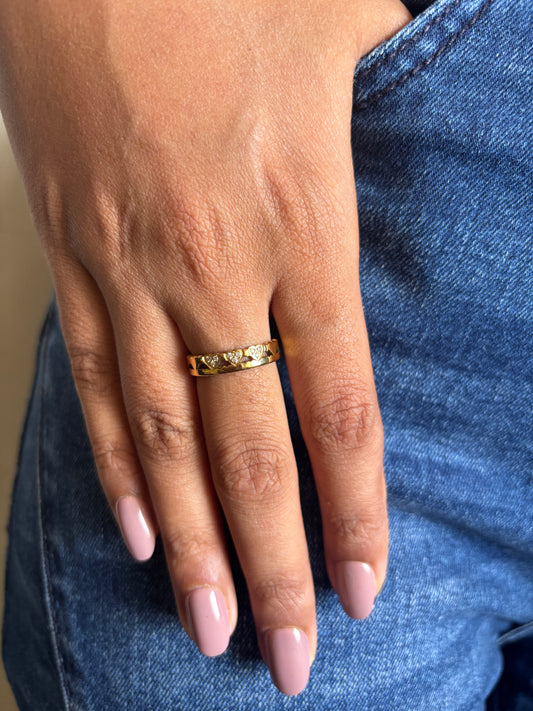 Cupid Studded Ring
