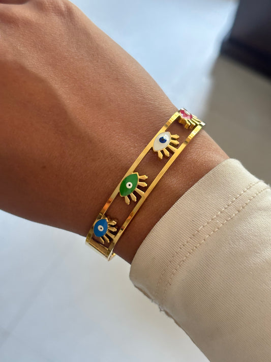 Multi Evil-Eye Bracelet