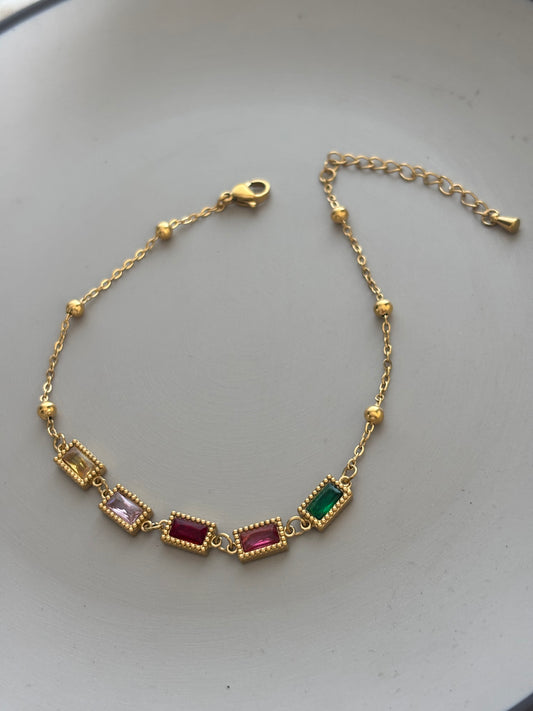 Ariana Multi-color Anklet