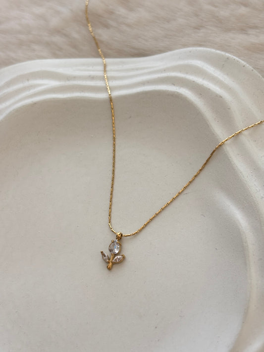 Dainty Tulip Necklace