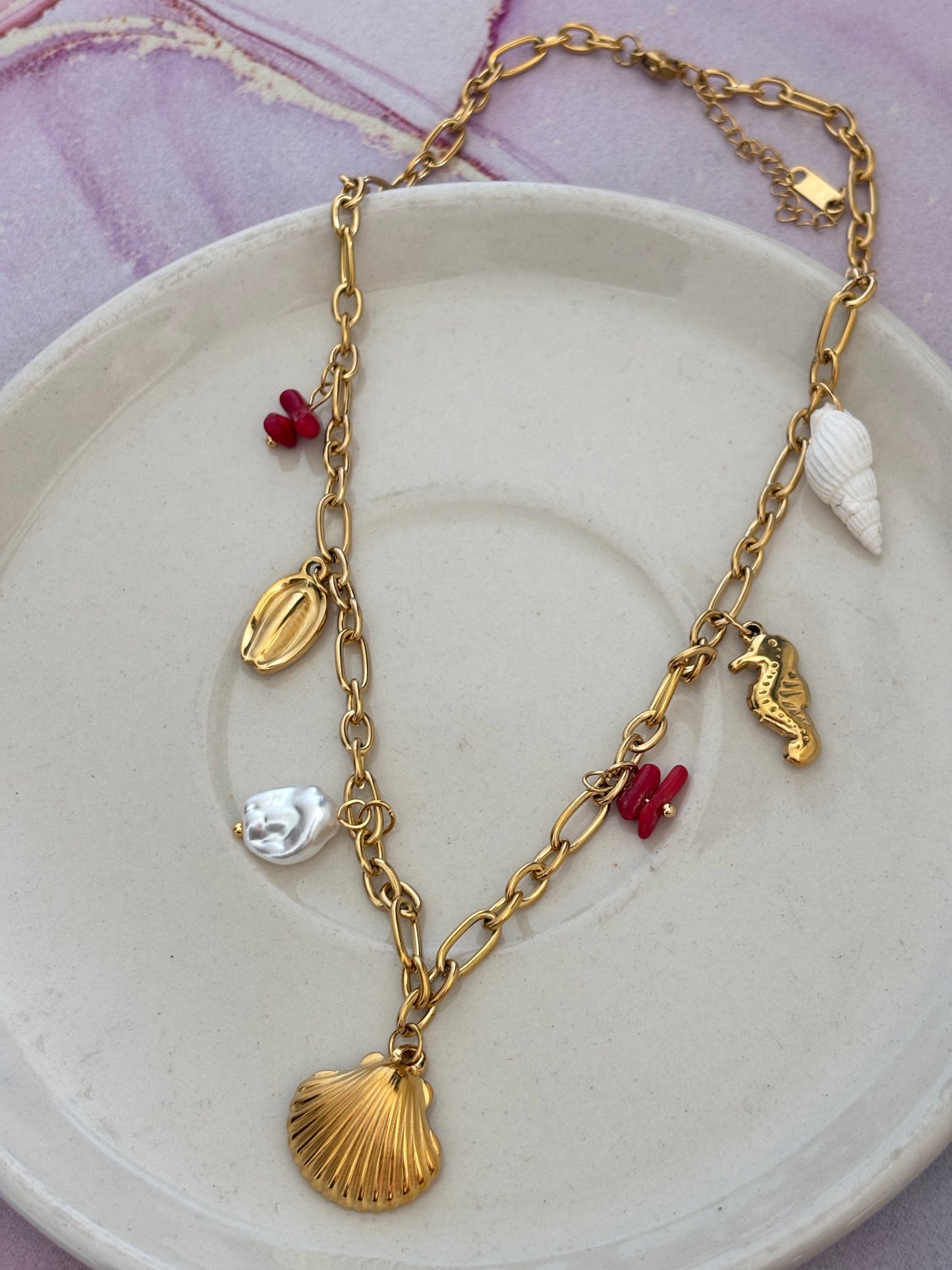 Shell Charm Necklace