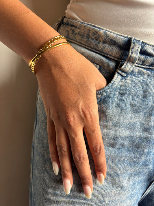 Cuban Cross Adjustable Cuff