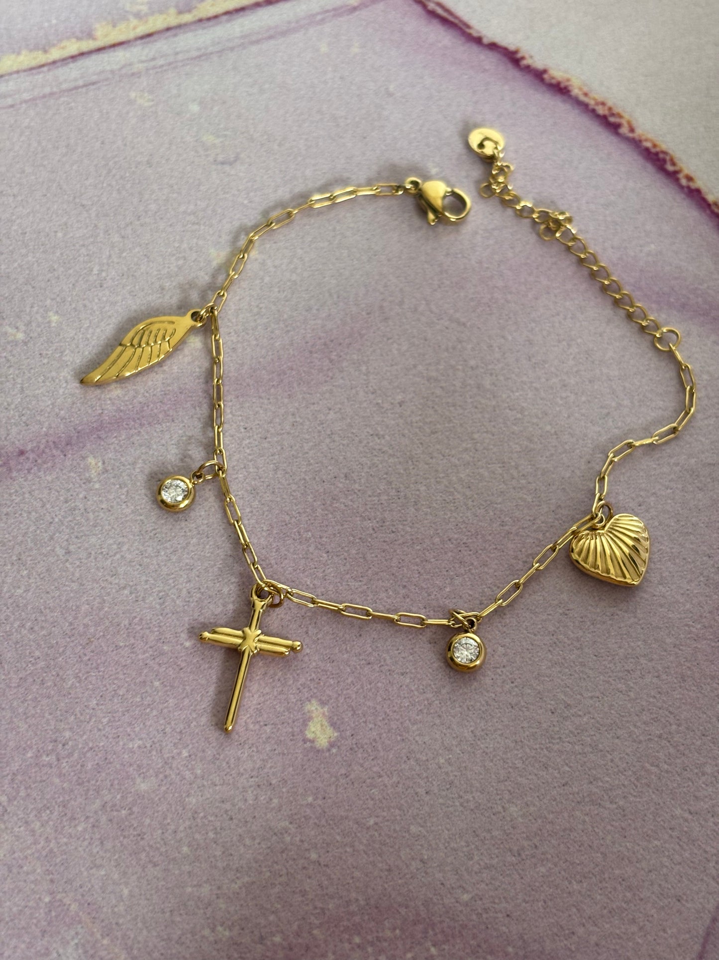 Cross Charm Bracelet