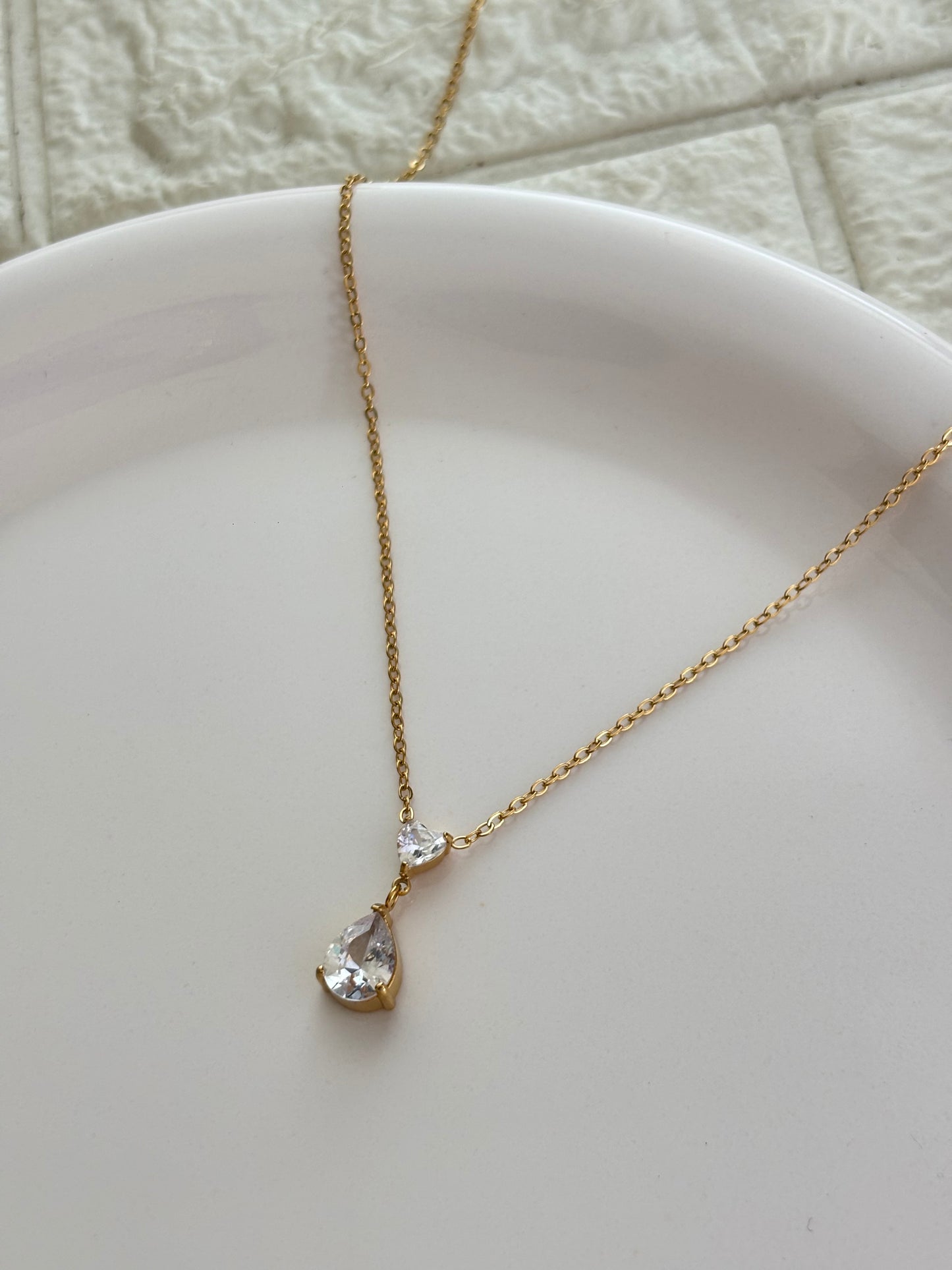 Heart Drop Necklace