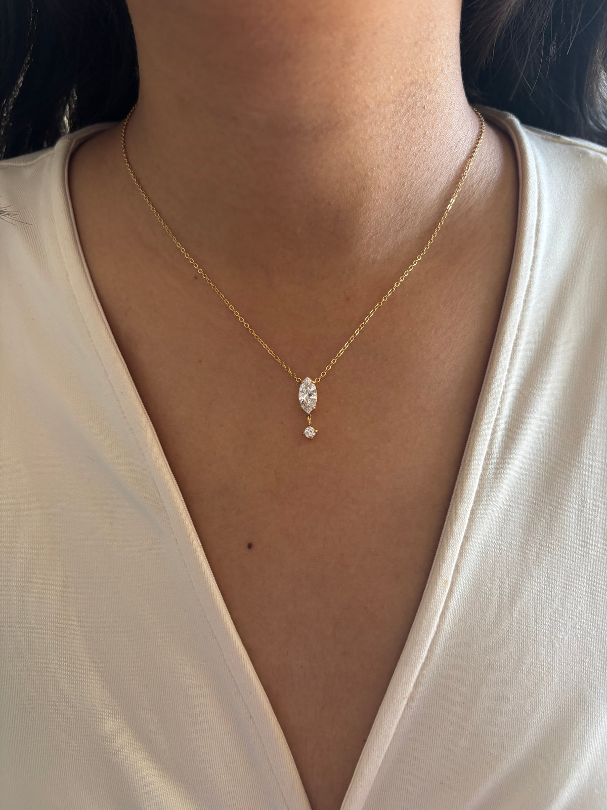 Marquise Diamond Necklace