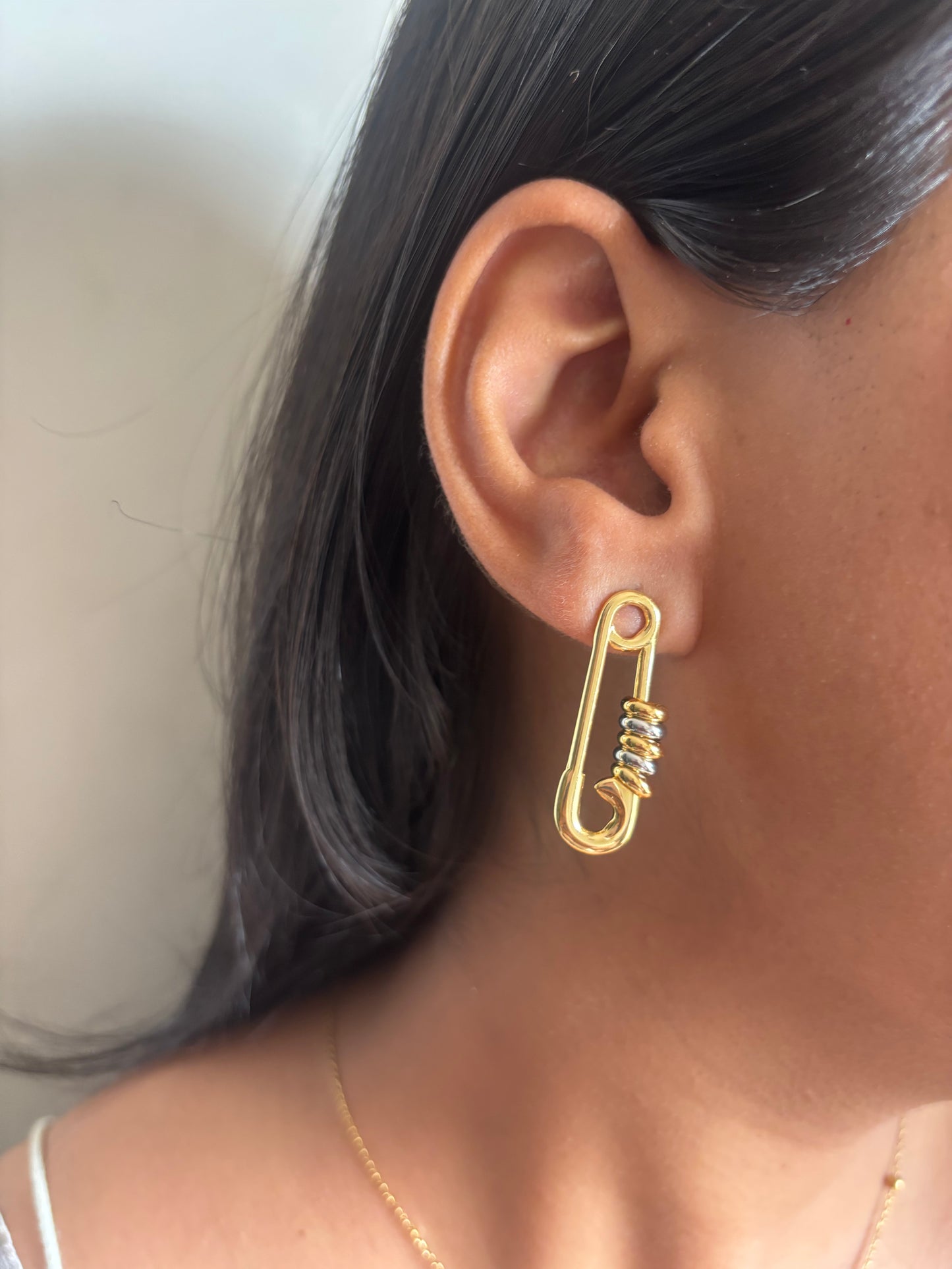 Safety Pin Earring