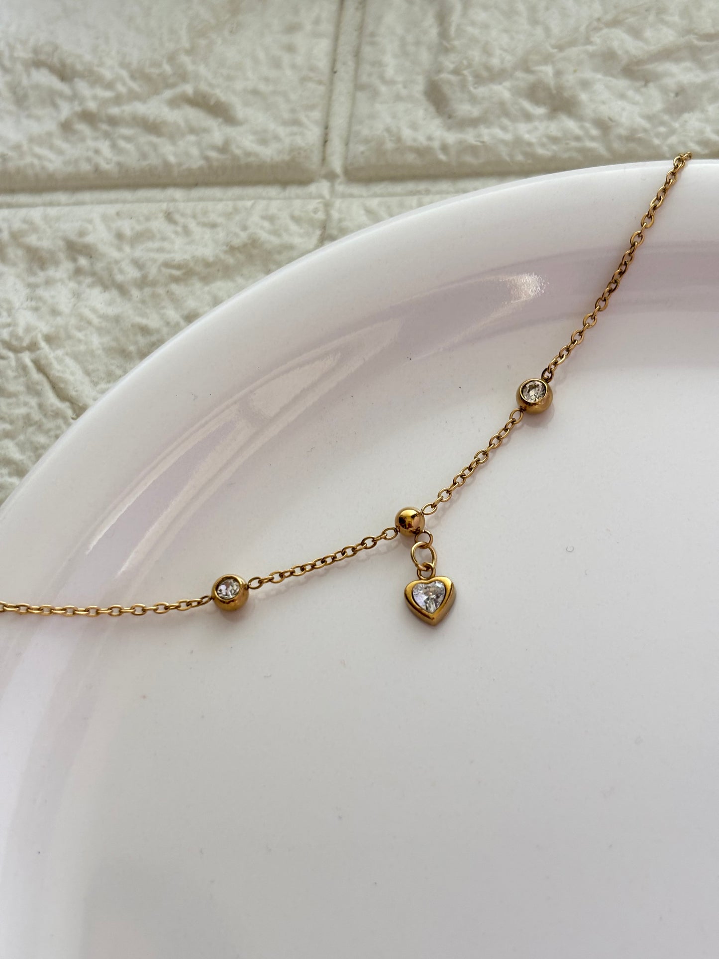 Heart Drop Anklet