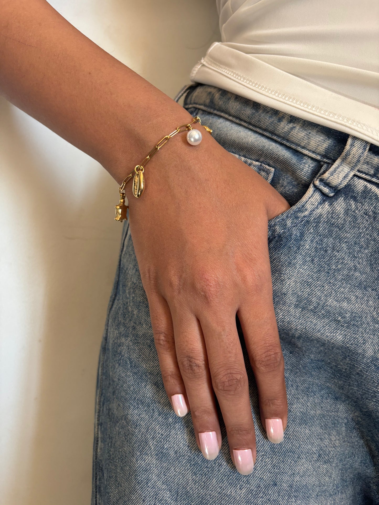 Sea 4 Charms Bracelet