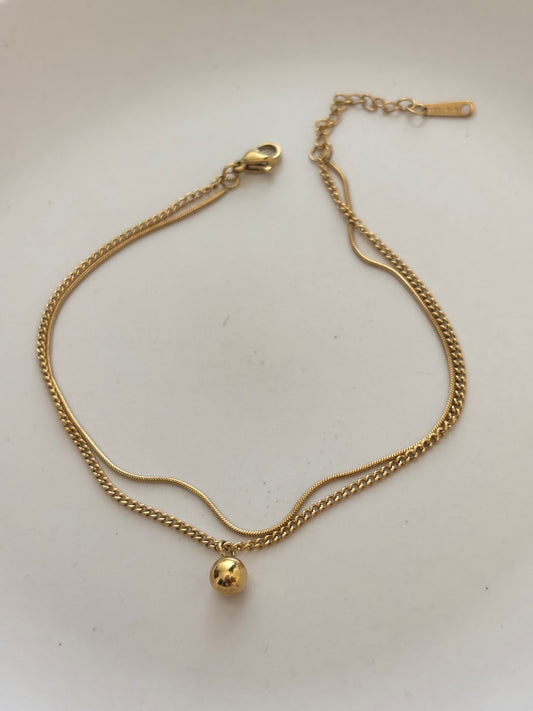 Hailey Layered Anklet