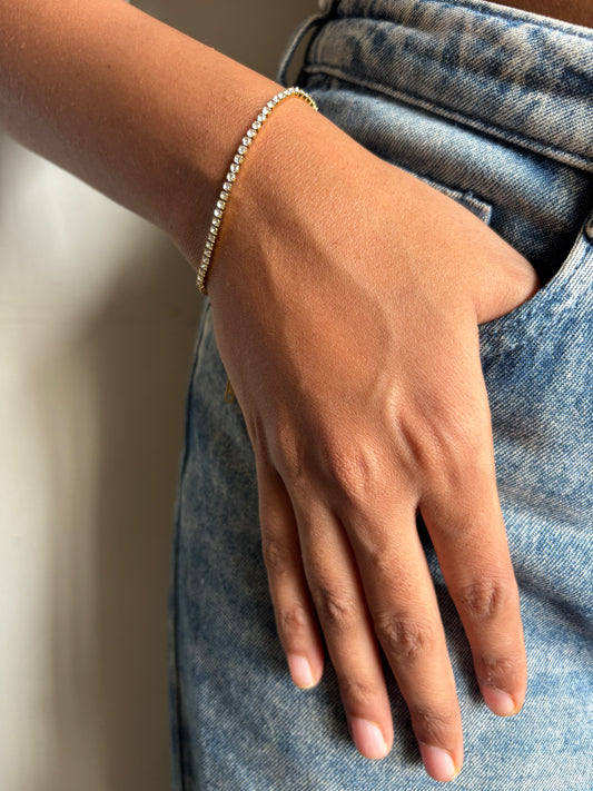 Sterling Tennis Bracelet