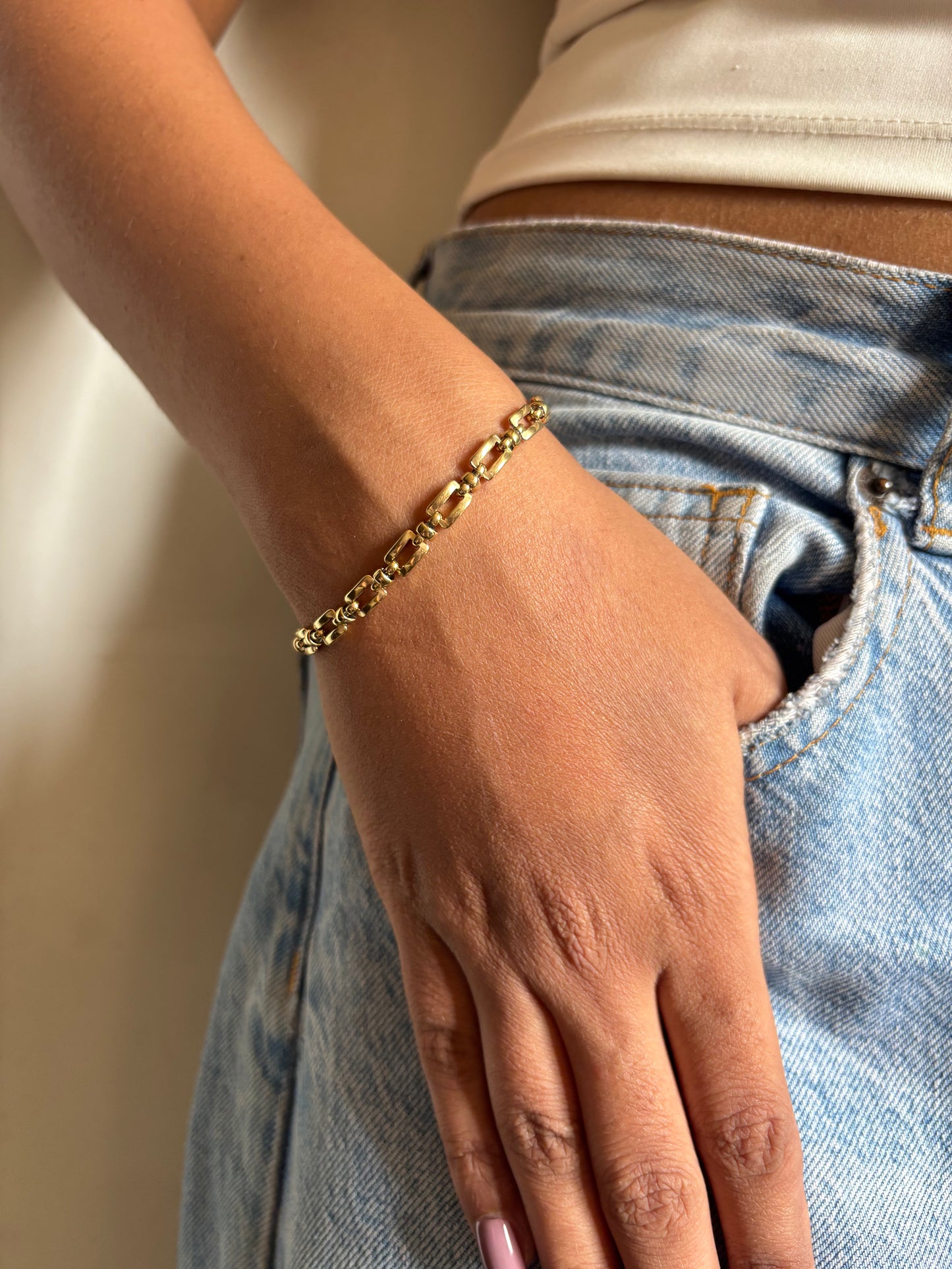 Cube Link Bracelet