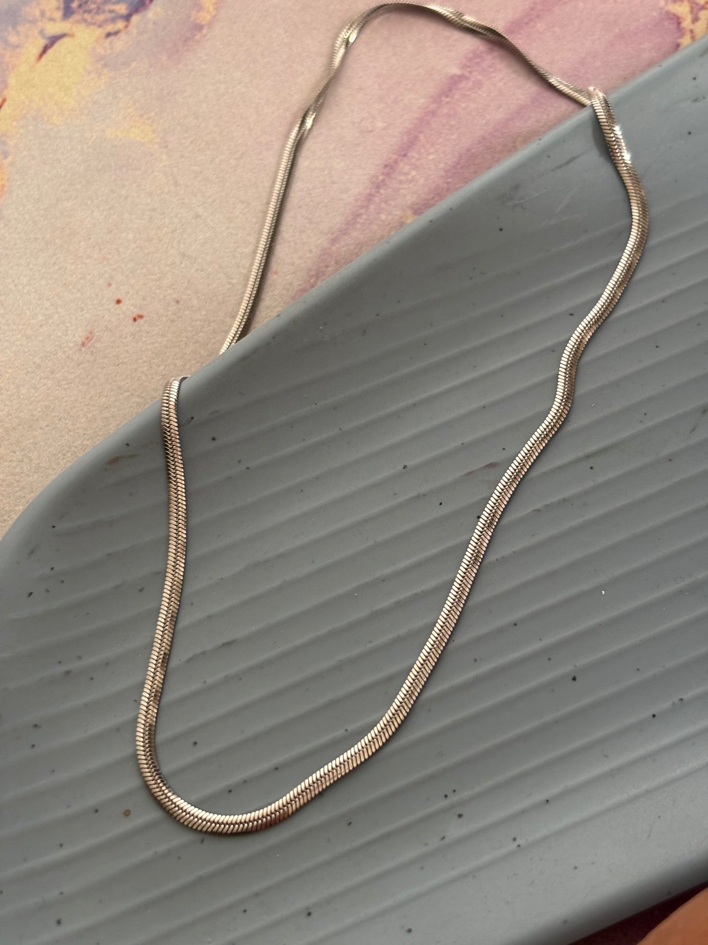 Soft Silver Snake Chain