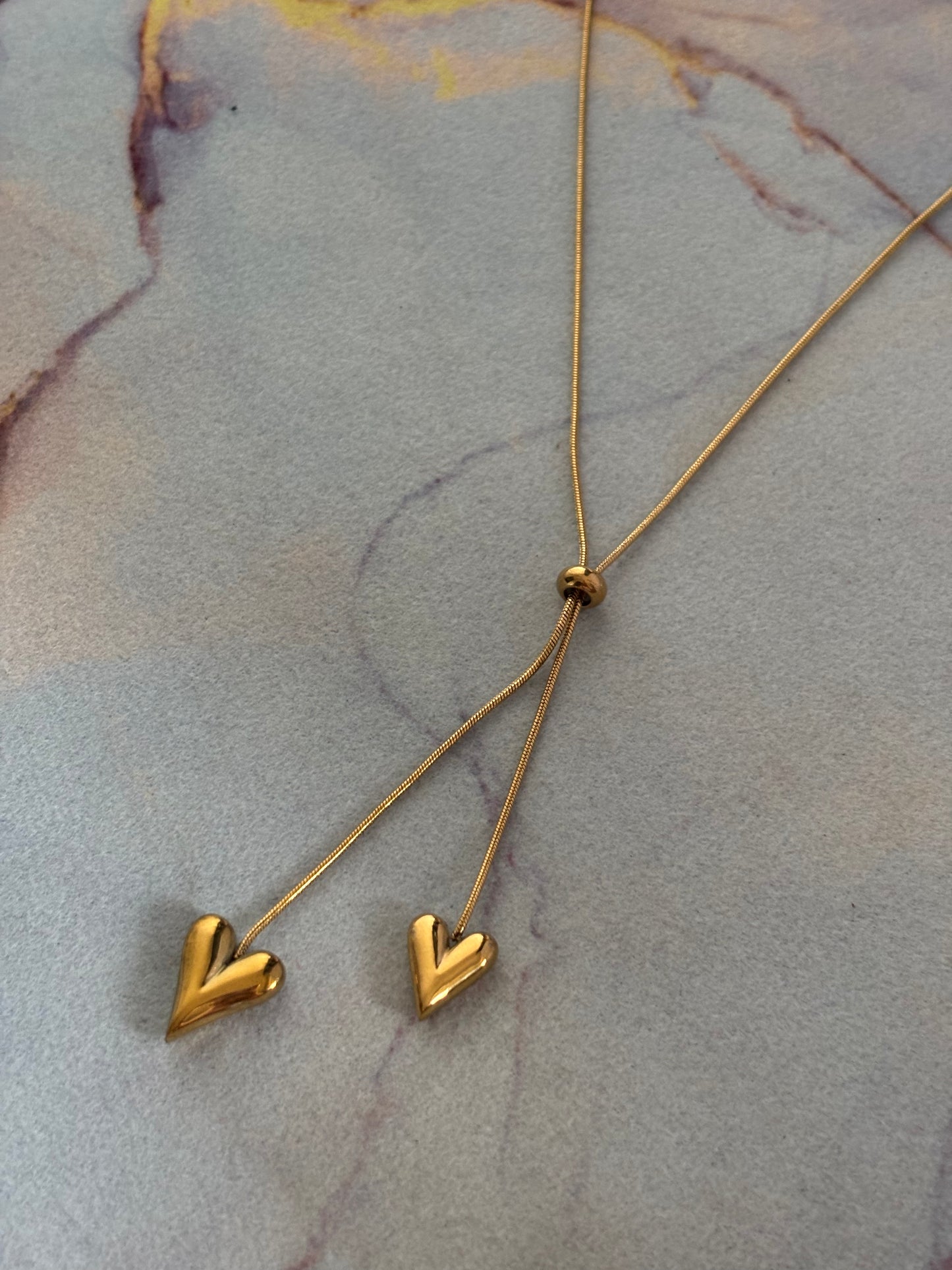 No String Sweep Heart Necklace