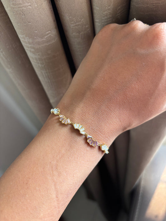 Lily Purple Haze Pull Up Bracelet
