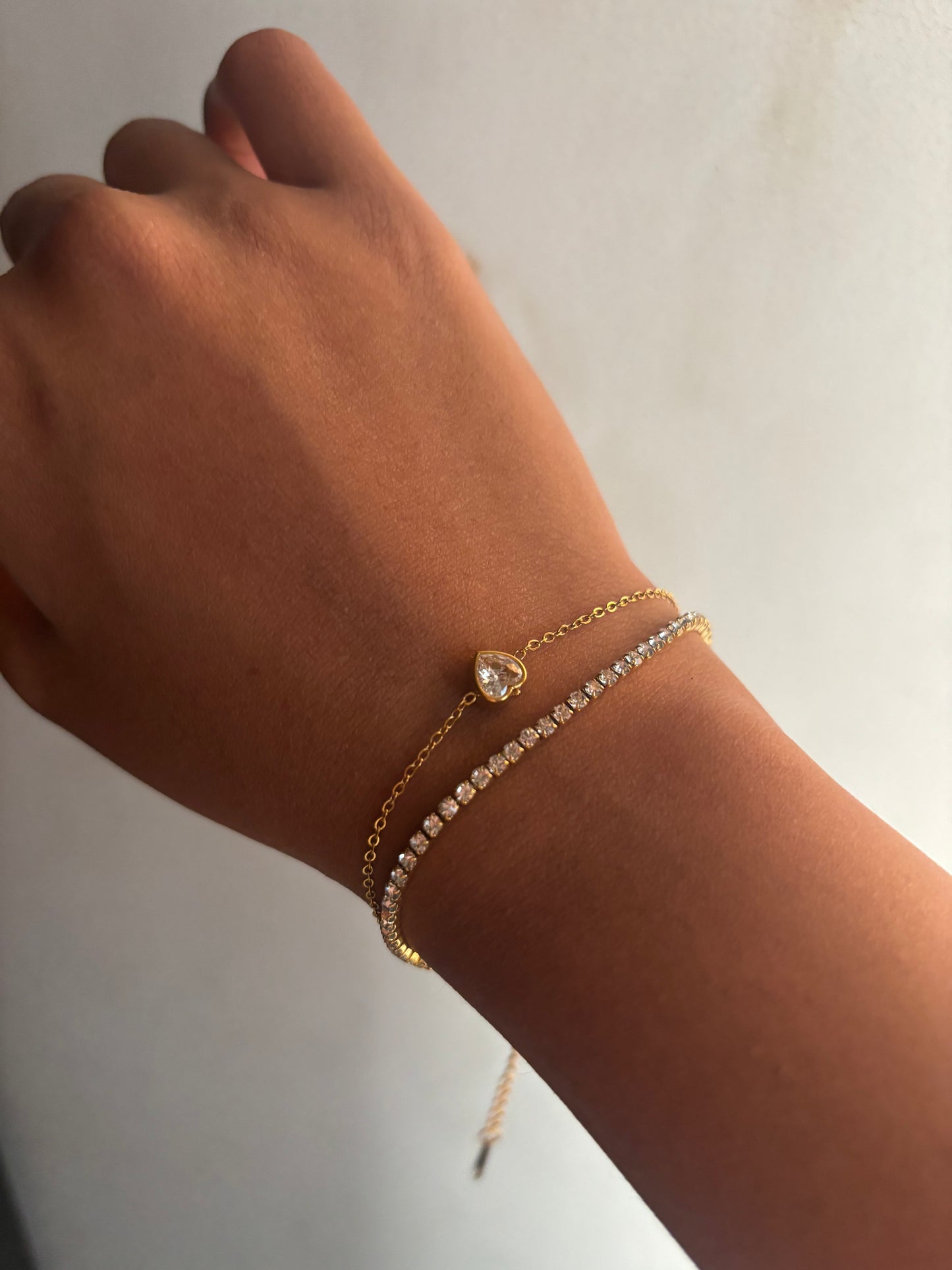 Tennis Heart Bracelet