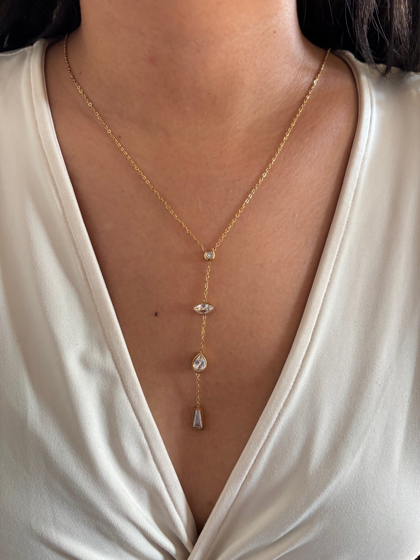 Dazzle Y Necklace