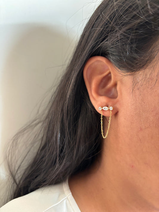 Starlit Chain Earring