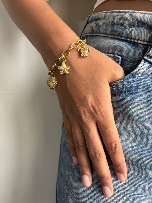Sea 4 Charm Bracelet