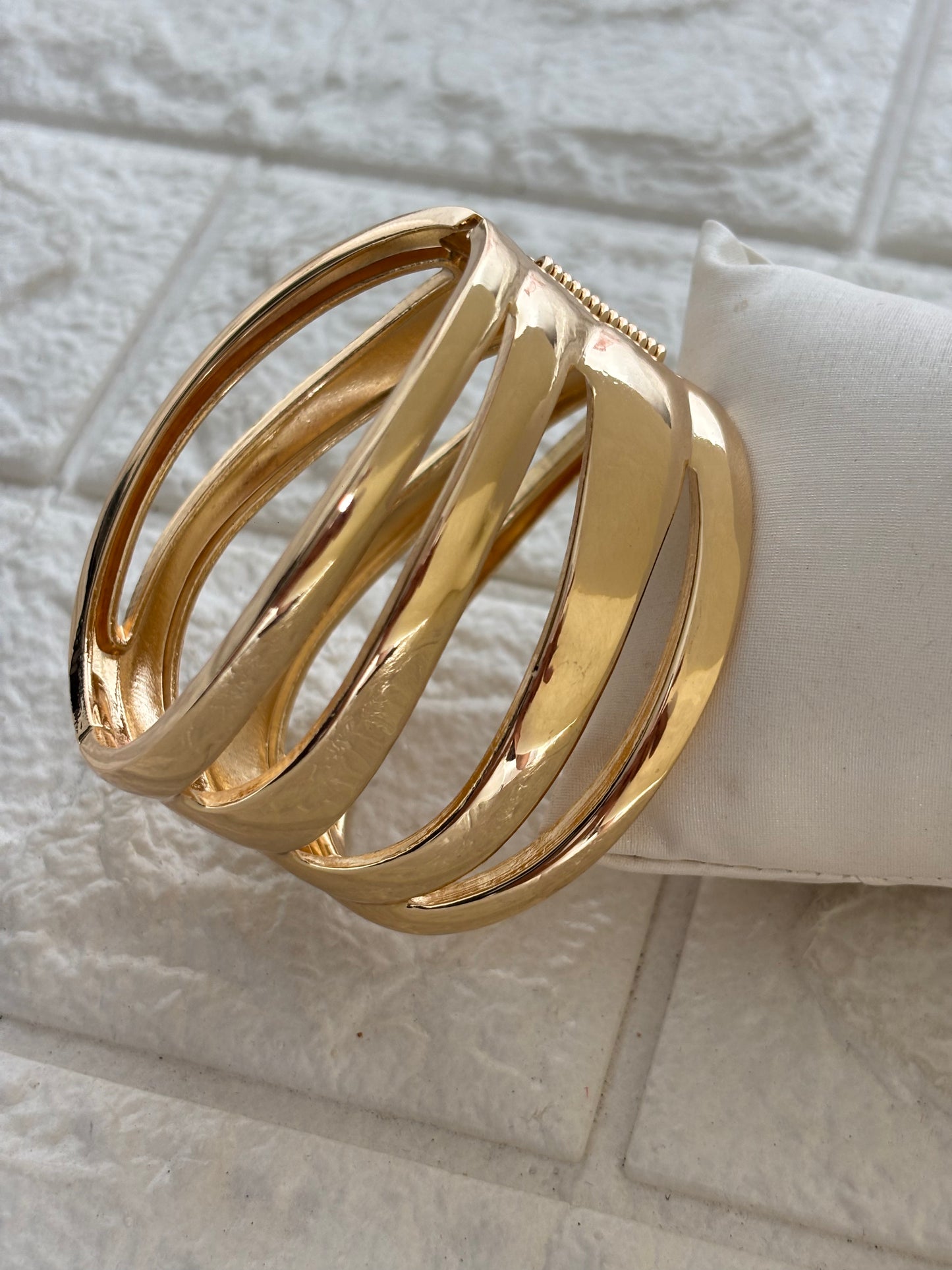 Line Tribe Brass Bracelet