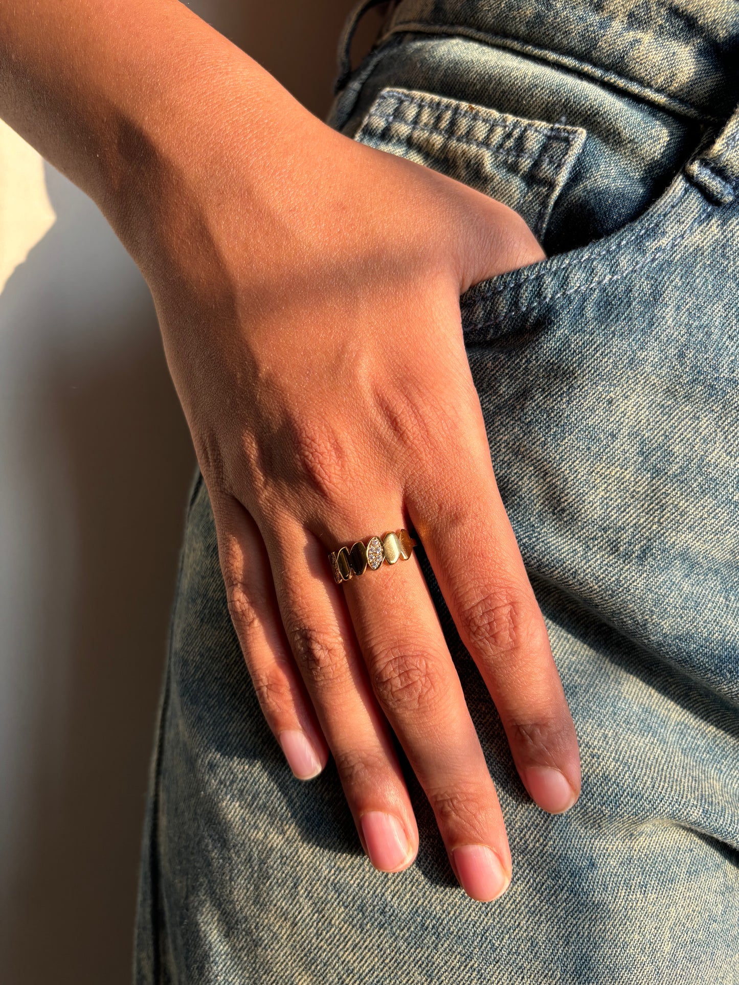 Tiara Studded Ring