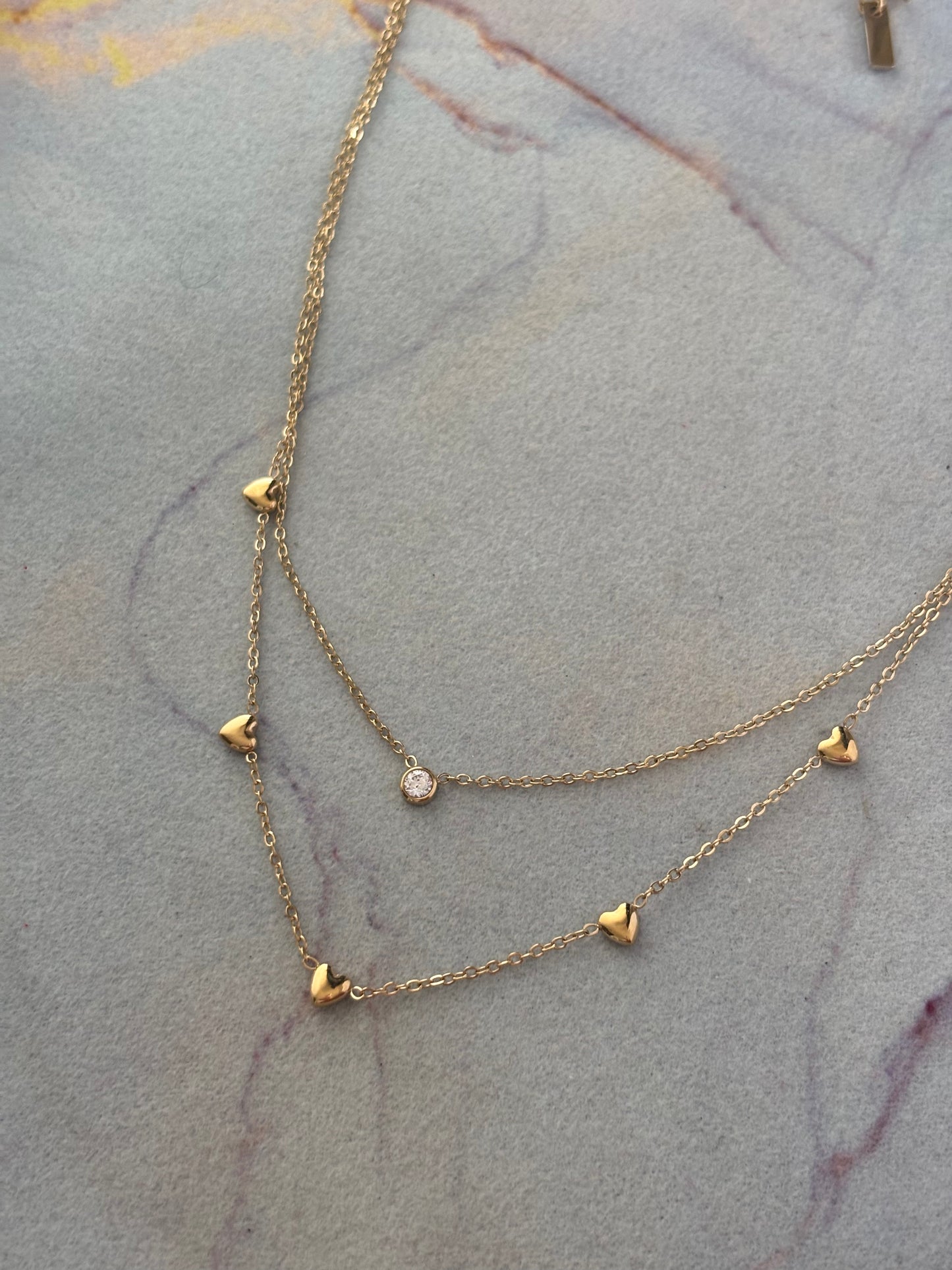 Minimal Luxe Mini Heart Necklace