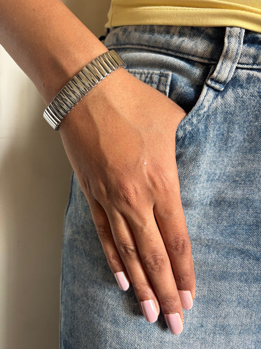 Silver Watch Strap Bracelet