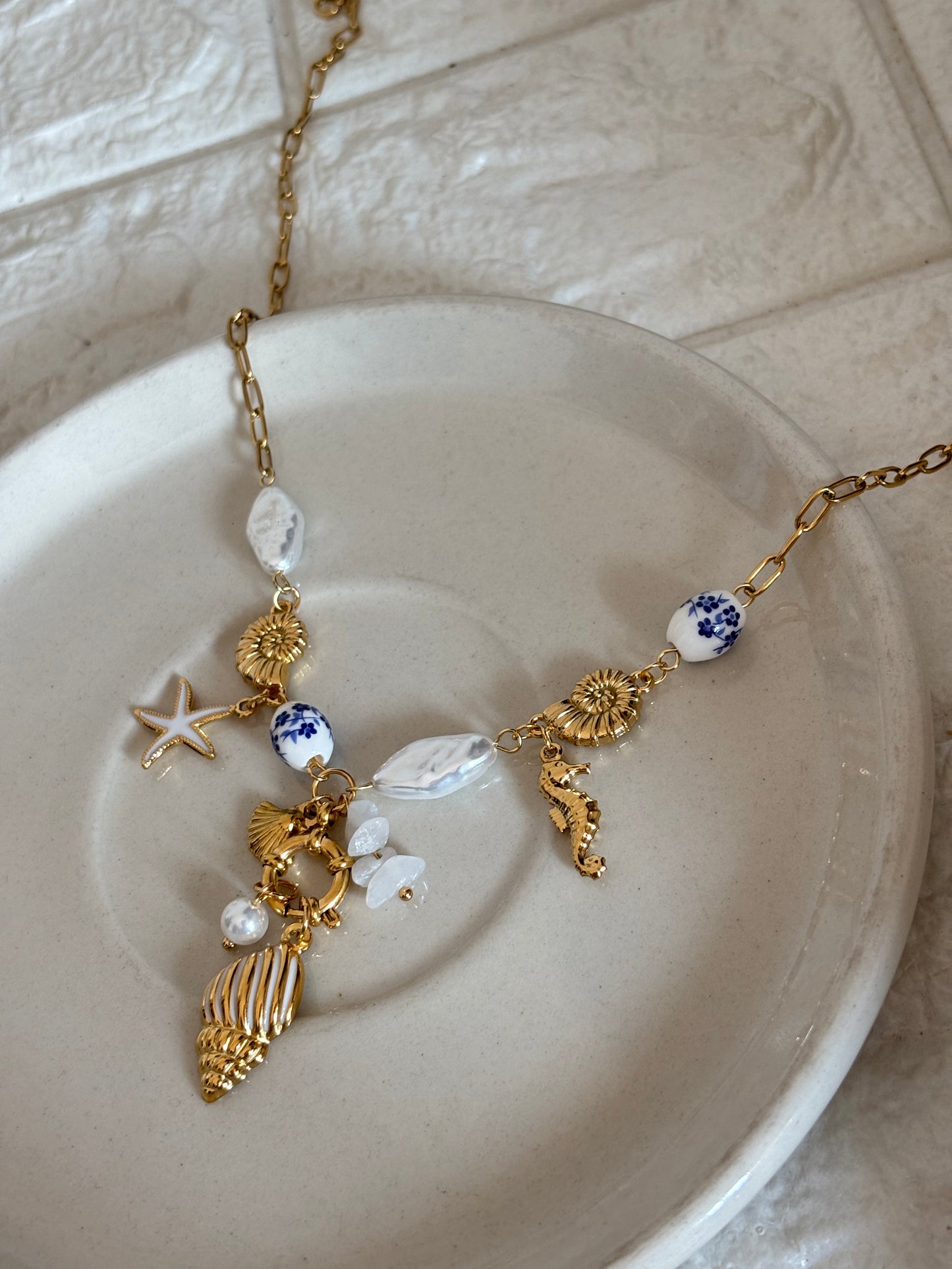 Mykonos Detachable Charm Necklace