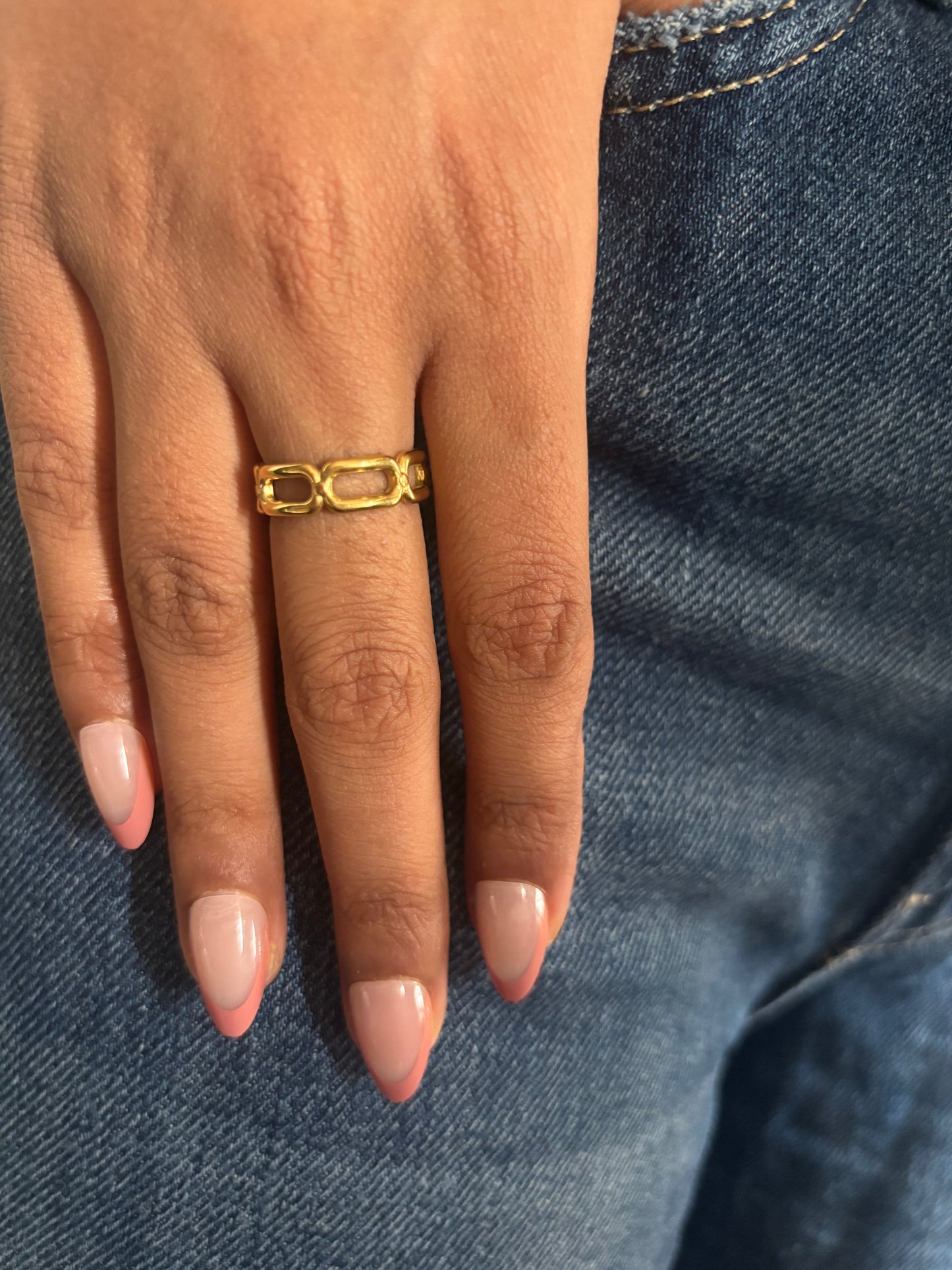 Cuban Band Ring Size(7 & 8)