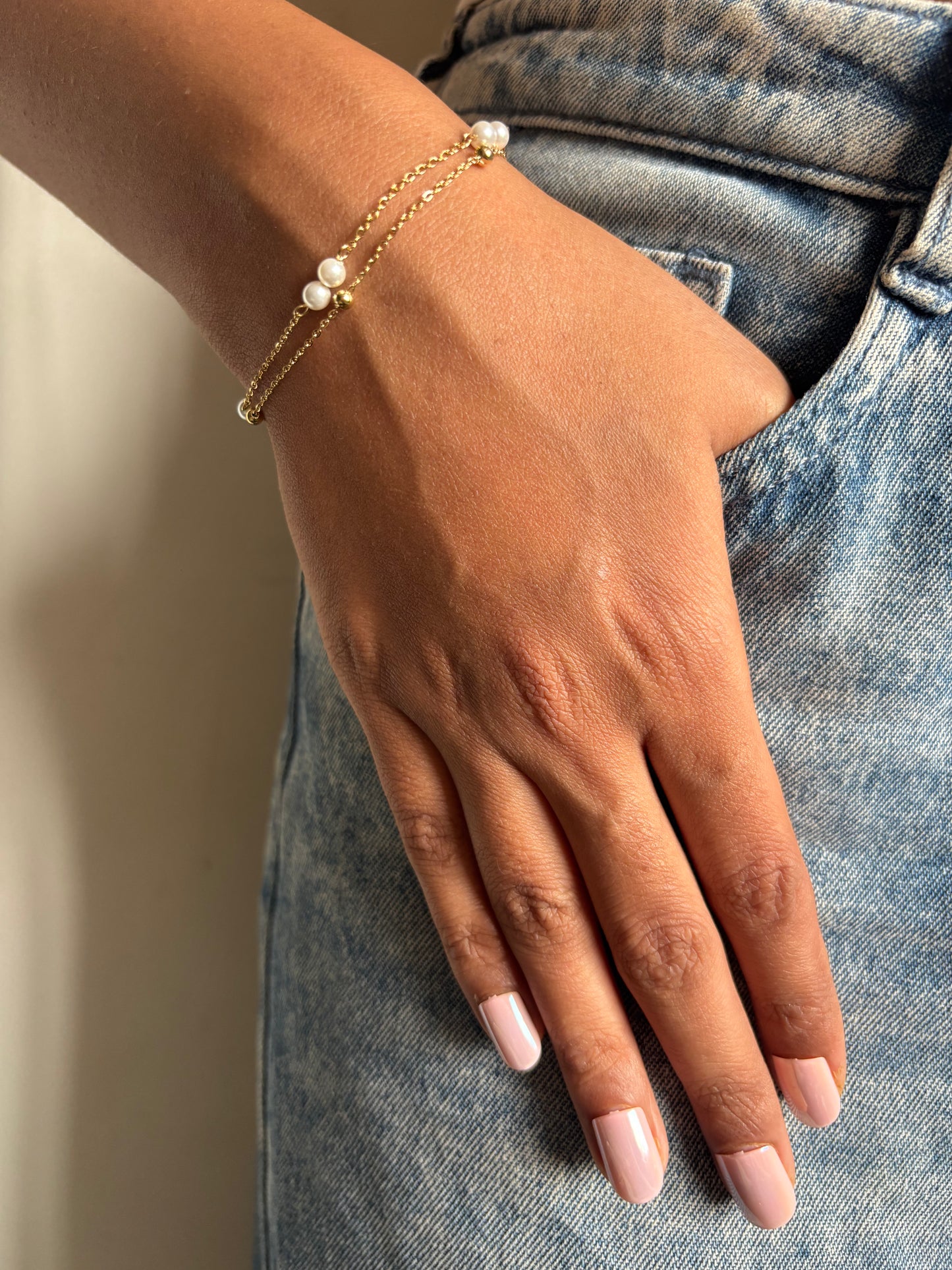 Pearl Layered Bracelet