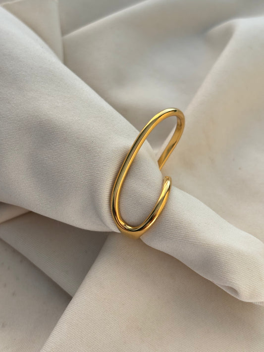 Abstract Cut-out Ring Size 6 to 7