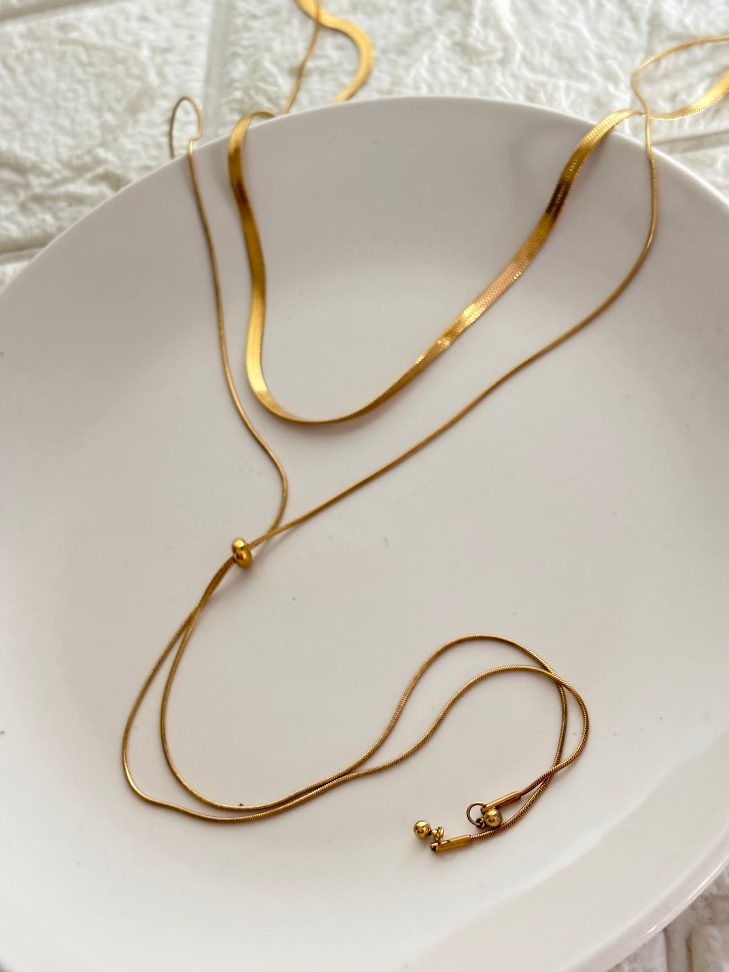 Layered Pull up Necklace