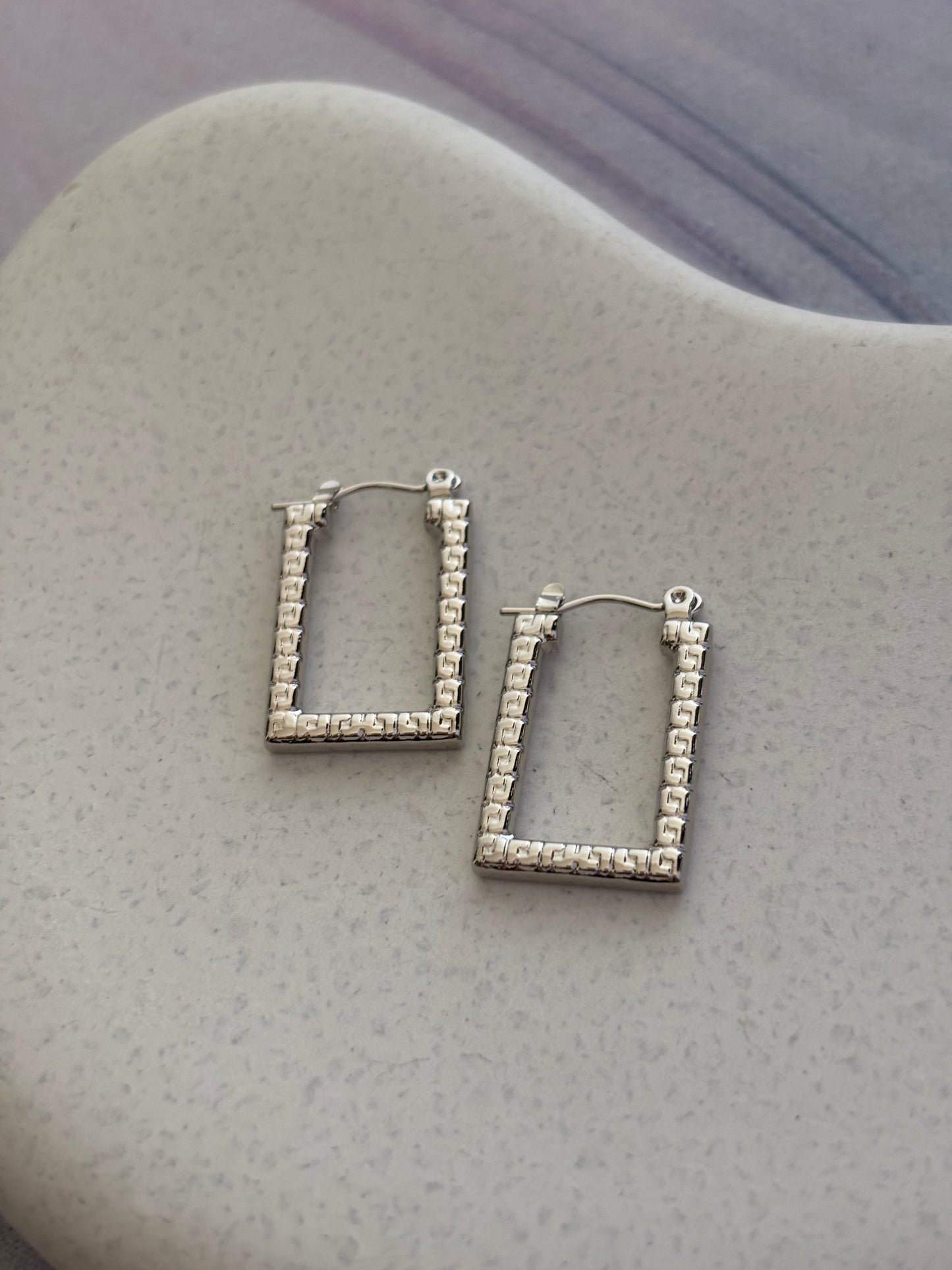 Silver Hoops Combo -1 Stainless Steel